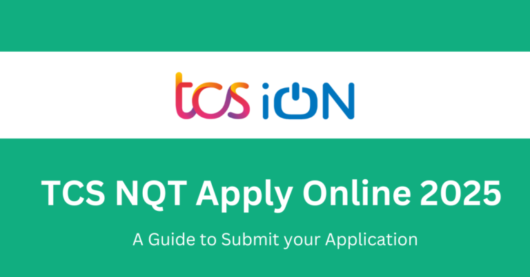 TCS NQT Apply Online 2025